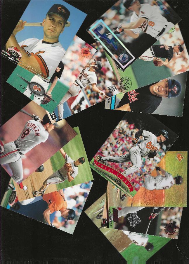 Cal Ripken -  STADIUM CLUB Collection - (1991-1998) - Lot of (14) different Baseball cards value