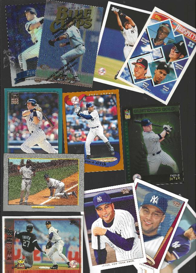 Derek Jeter  - TOPPS Collection - (1997-2004) - Lot of (12) different Baseball cards value