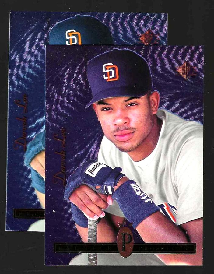 Derrek Lee - 1994 SP #10 FOIL ROOKIE [VAR:Purple] (Padres) Baseball cards value