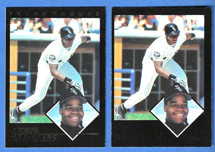 Frank Thomas - 1992 Fleer All-Stars #11 PROOF & regular (White Sox) Baseball cards value