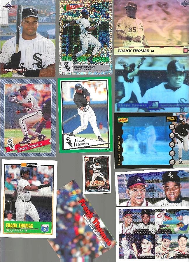 Frank Thomas -  ODDBALL (1992-1997) - Lot of (12) different Baseball cards value