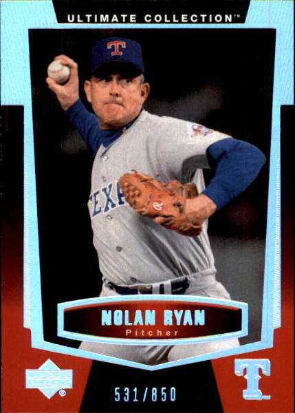 Nolan Ryan - 2003 Ultimate Collection #63 [#/850] (Rangers) Baseball cards value