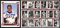 WILLIE MAYS - 1984  RGI AUTOGRAPHED set (90 cards) w/James Spence auth