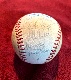 1987 MLB All-Stars - autographed baseball [#8-12] w/25 Signatures [654]