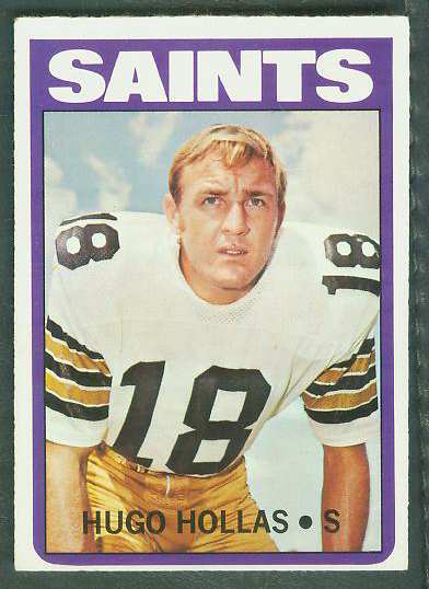 : 1973 Topps # 51 Hugo Hollas New Orleans Saints