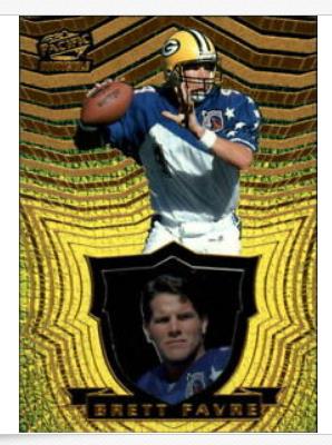 2002 Fleer Box Score Yard Markers Jerseys #6 Brett Favre - NM-MT