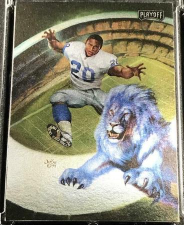 1994 Classic NFL Experience Card #34 - Barry Sanders - Detroit Lions