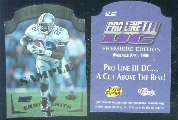 1996 BECKETT Football Price Guide Dallas Cowboys EMMITT SMITH