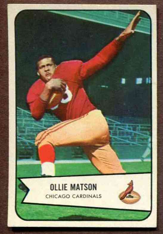 .com: 1955 Bowman # 25 Ollie Matson Chicago Cardinals-FB (Football  Card) EX/MT+ Cardinals-FB San Francisco : Collectibles & Fine Art