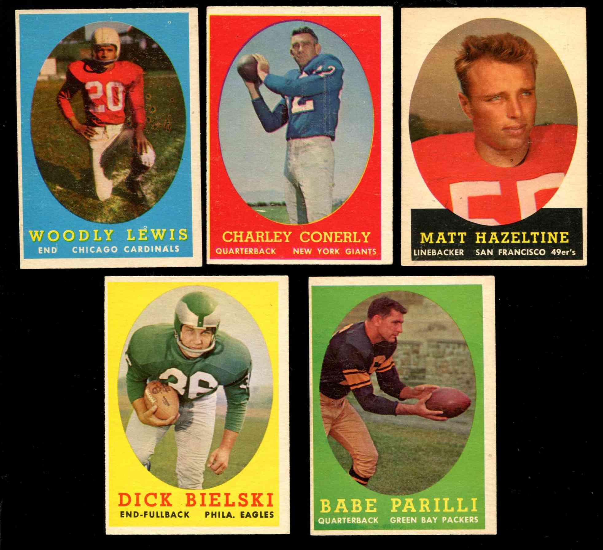 BABE PARILLI / PACKERS - 1958 TOPPS