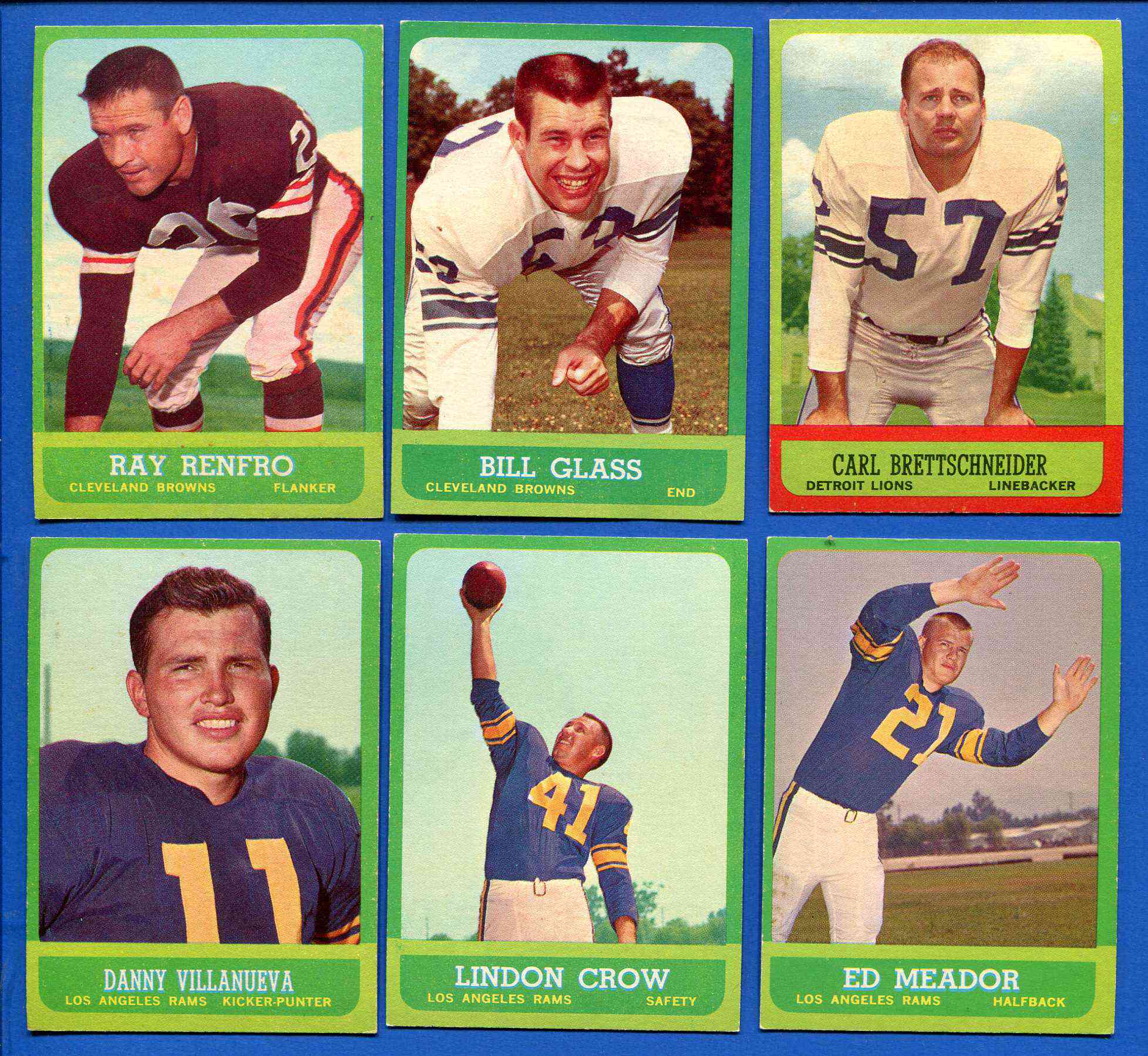 1963 Topps Football Card #13: Frank Ryan