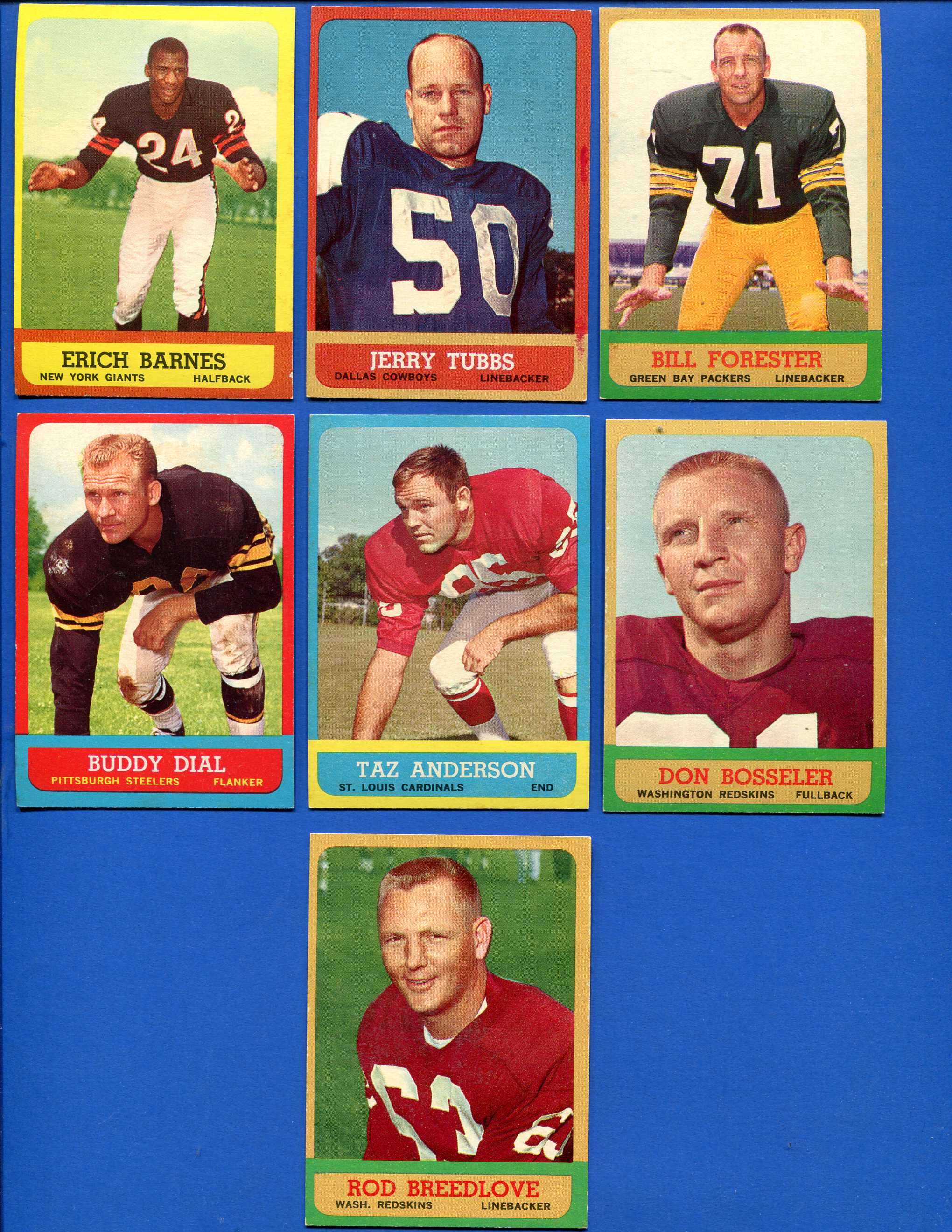 : 1963 Topps Series 2 Football #95 Willie Wood RC Rookie Green  Bay Packers Official NFL TCG Trading Card (SCAN SHOWS ACTUAL CARD YOU WILL  RECEIVE) : Collectibles & Fine Art