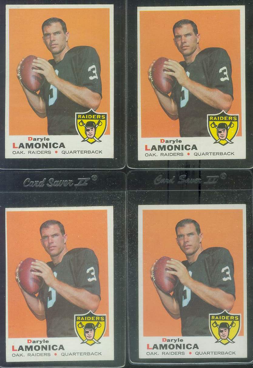 : 1969 Topps # 263 Daryle Lamonica Oakland Raiders