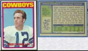 Vintage 1972 Topps Football