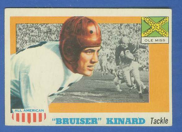 1955 Topps All-American #31 George Sauer Nebraska Rookie Football Card EX