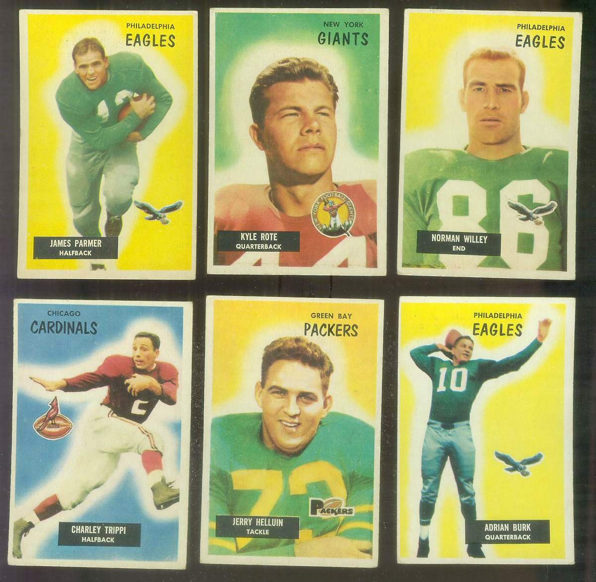 : 1955 Bowman # 131 Dave Hanner Green Bay Packers