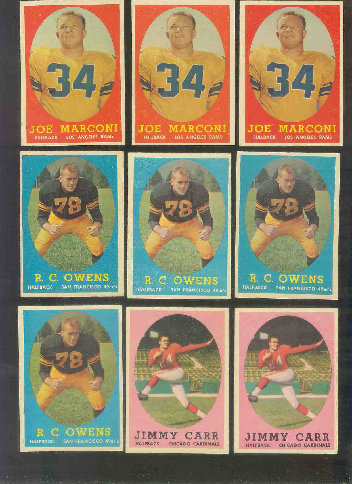 : 1958 Topps # 64 R.C. Owens San Francisco 49ers