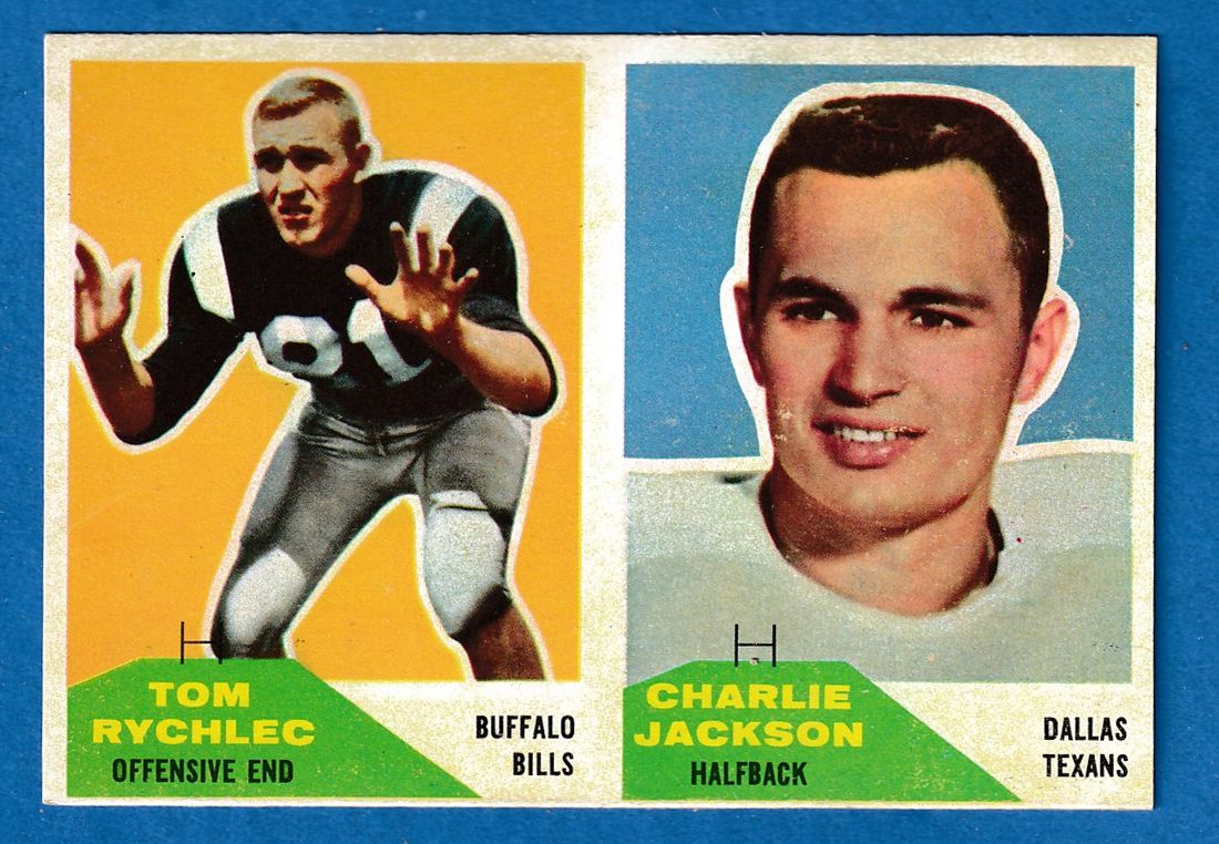 : 1960 Fleer # 85 Tom Rychlec Buffalo Bills (Football