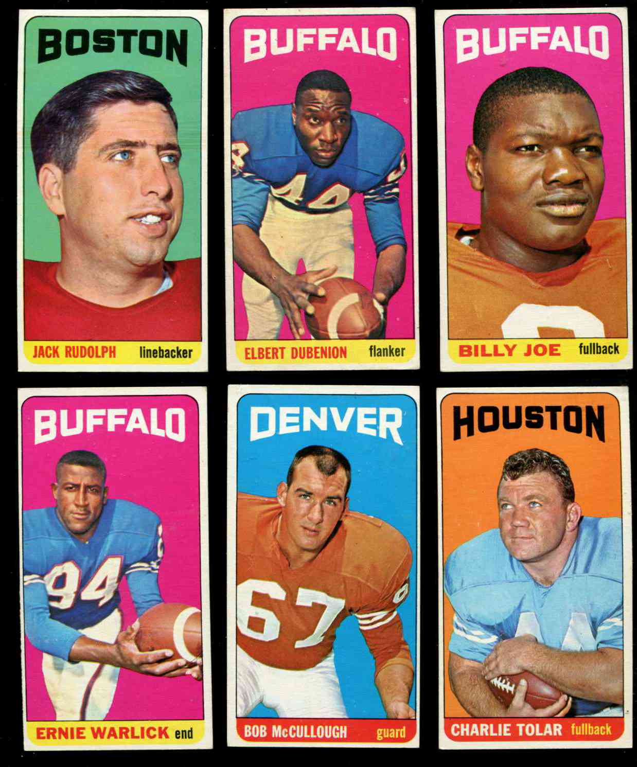 Charley Tolar Football Cards