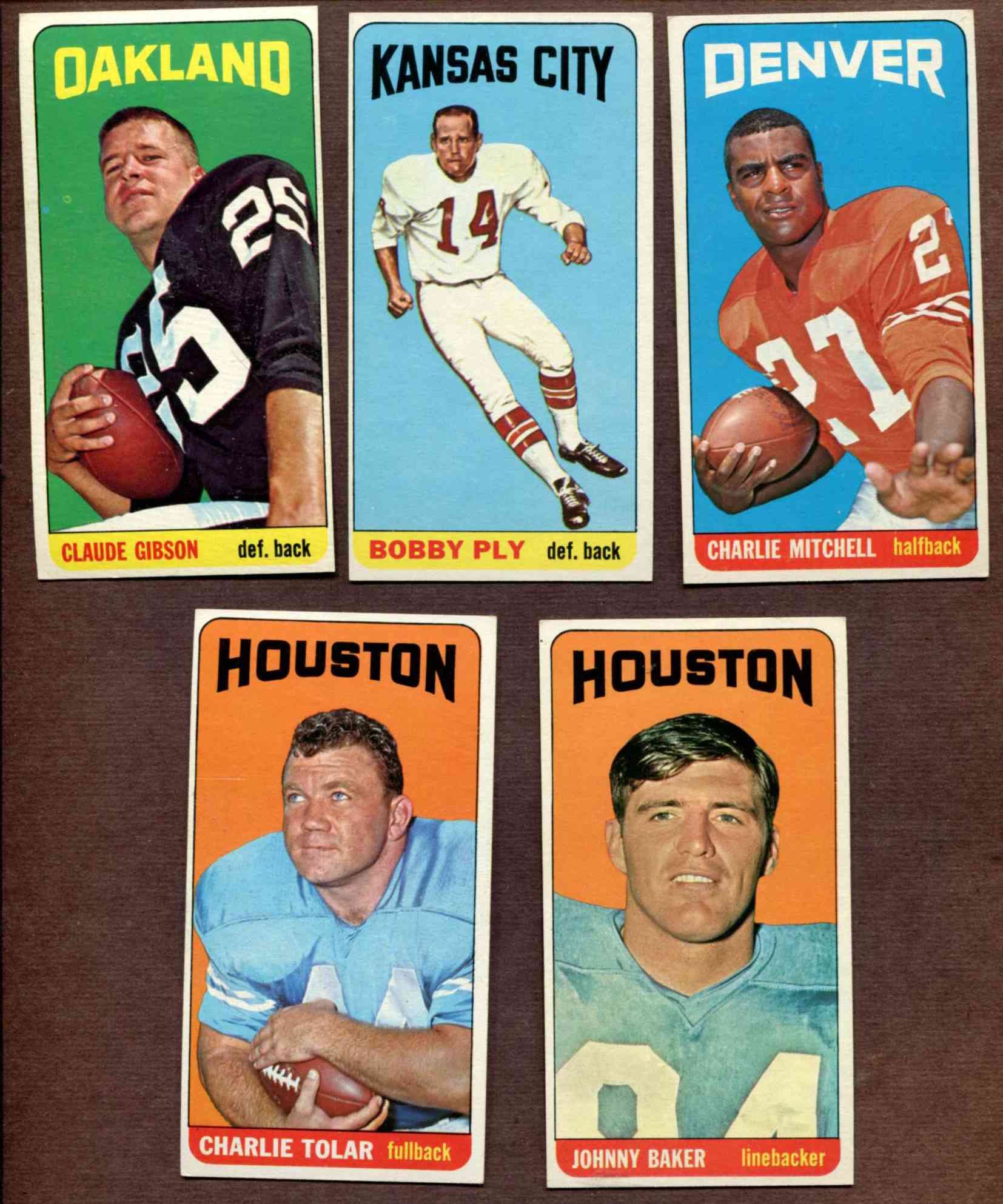 Charley Tolar Football Cards