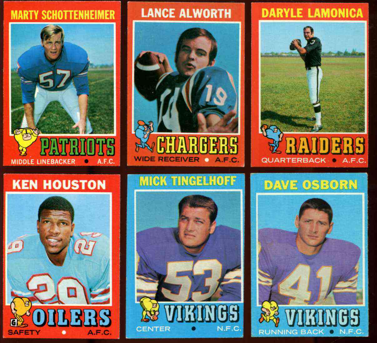 1971 Topps #113 Ken Houston Houston Oilers Rookie Football