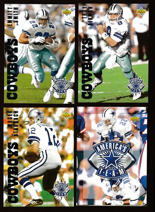 1996 Leaf American All-Stars Gold Team #1 Emmitt Smith Team