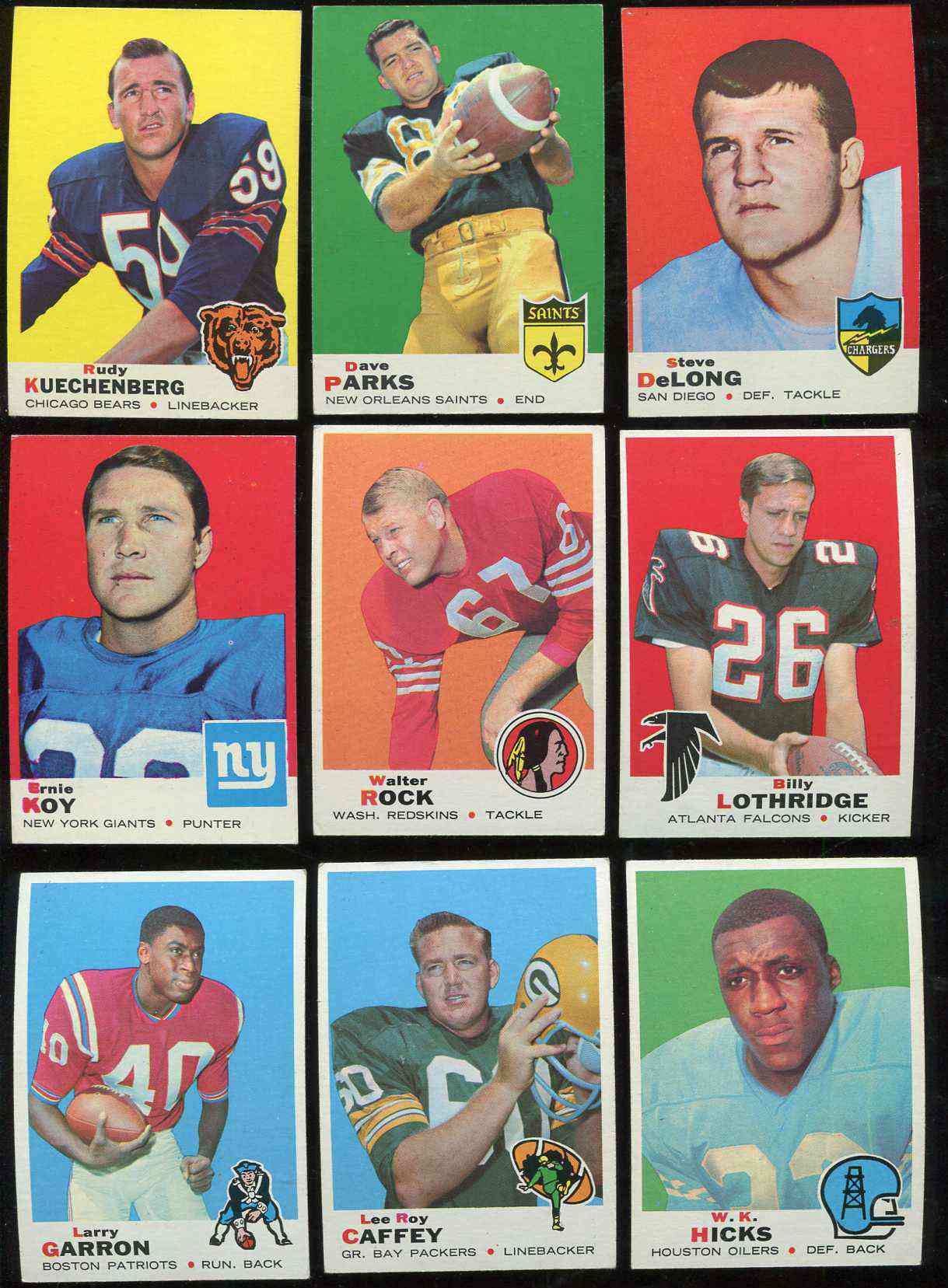 : 1969 Topps # 240 Billy Kilmer New Orleans Saints