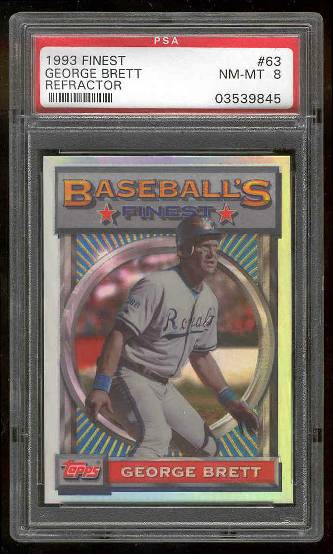 Lot Detail - 1993 Topps Finest Refractor #102 Frank Thomas - PSA