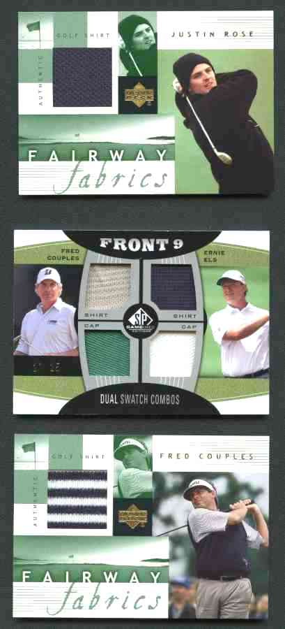 Freddie Couples/Ernie Els - 2012 SP Game-Used - QUAD GOLF JERSEY [#/25]  cards value