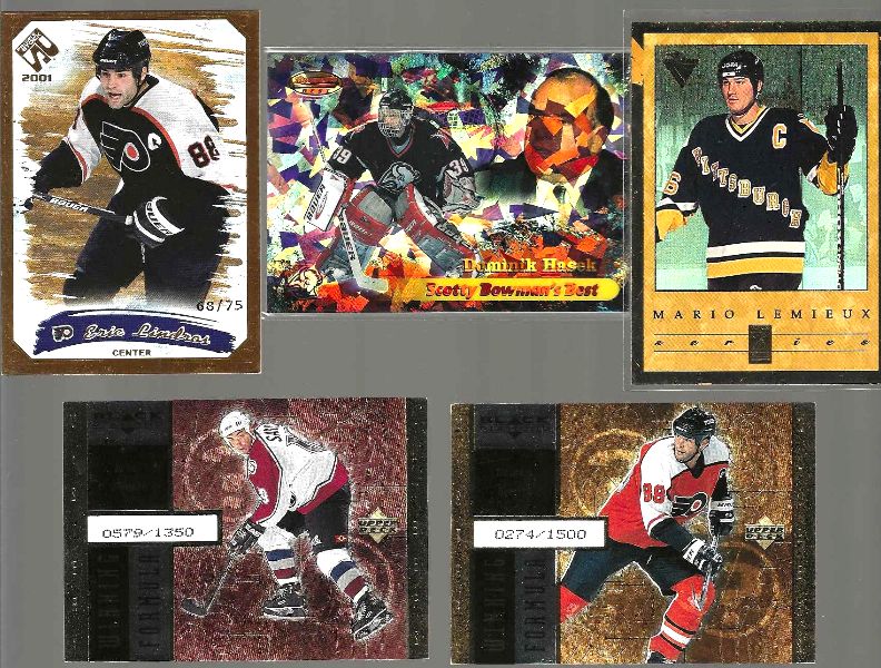 Eric Lindros - 2000-01 Private Stock #74 GOLD [#/75]  cards value