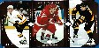 1995-96 Be A Player 'Lethal Lines' TRIO - Pavel Bure,Federov & Mogilny