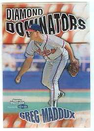 1999 Sports Illustrated 'DIAMOND DOMINATORS' #..4 Greg Maddux (Braves) Baseball cards value