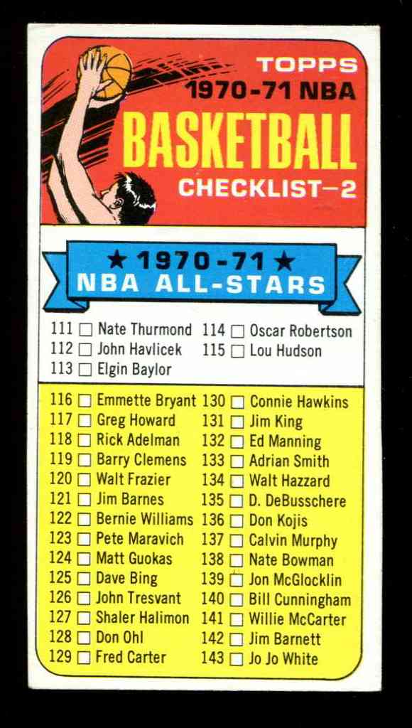 1970-71 TOPPS DON MAY BUFFALO BRAVES #152