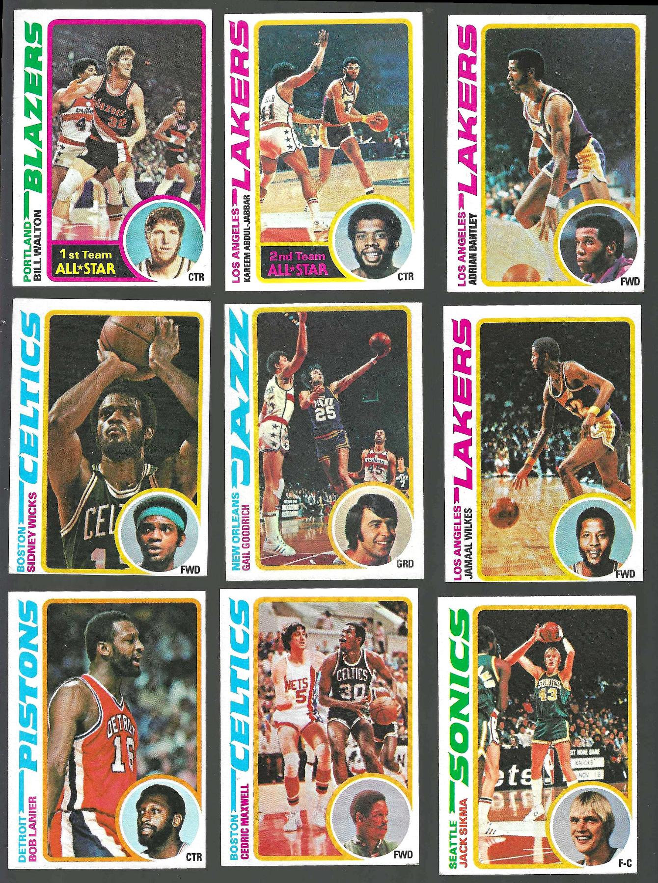 1978-79 Topps Basketball  - Lot of (39) different with STARS Basketball cards value