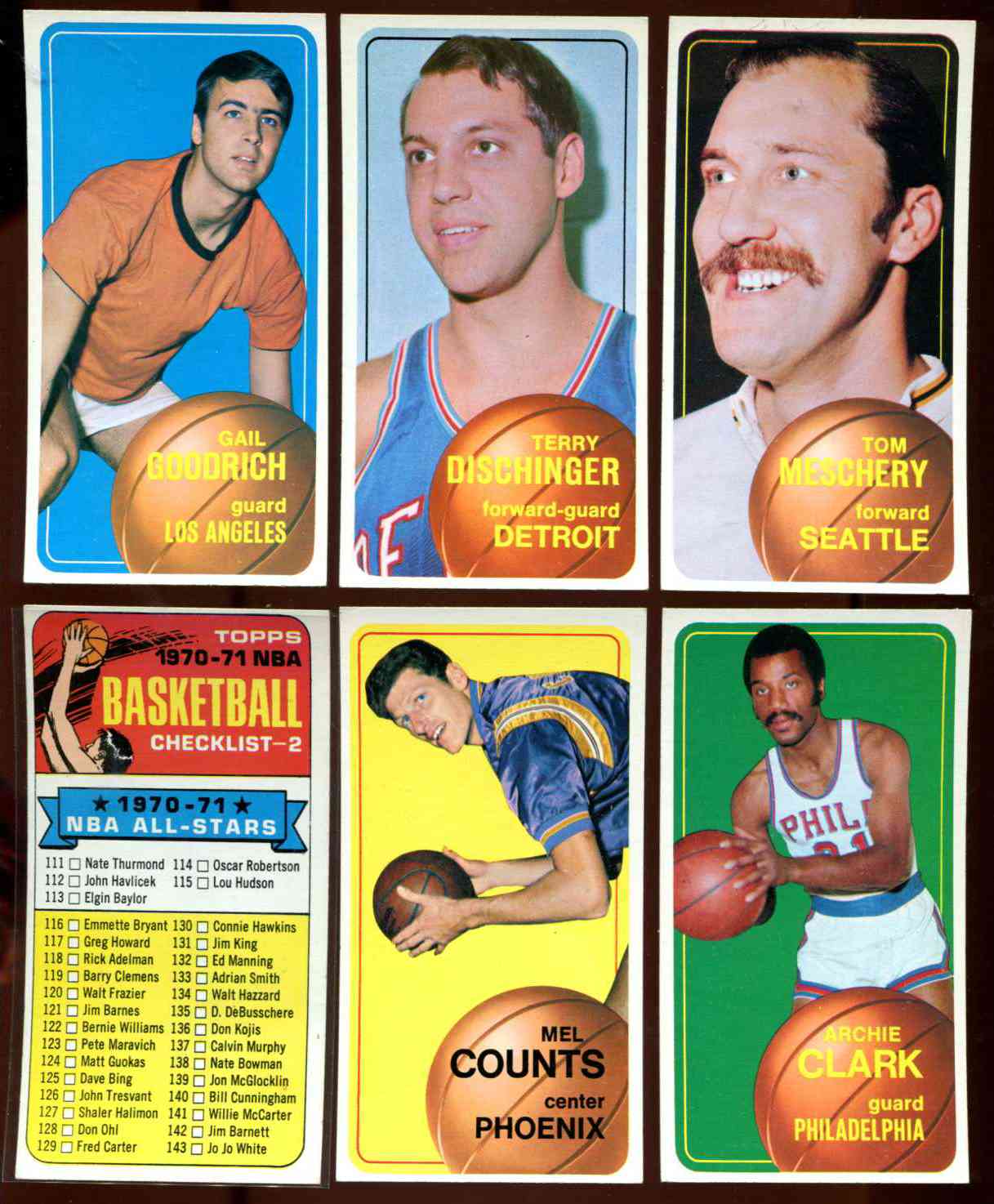 1970-71 Topps Basketball Nate Bowman (C) Buffalo Braves #138