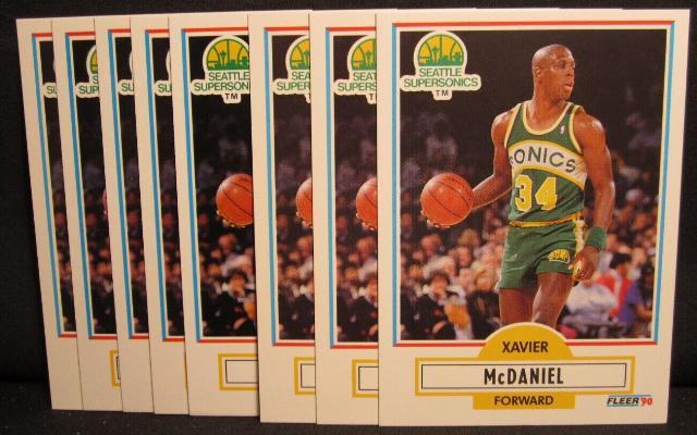 Xavier McDaniel - 1990-91 Fleer Update #U-77 - Lot of (50) (Suns) Basketball cards value