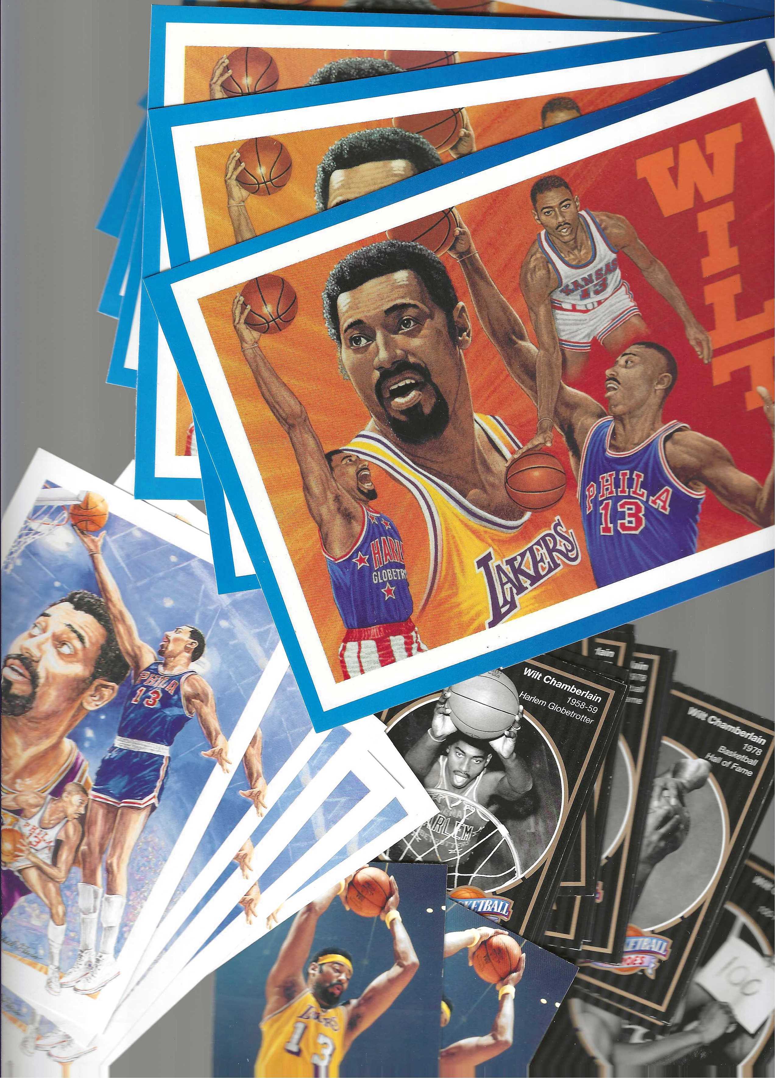 Wilt Chamberlain - *** COLLECTION *** - Lot of (40) Basketball cards value