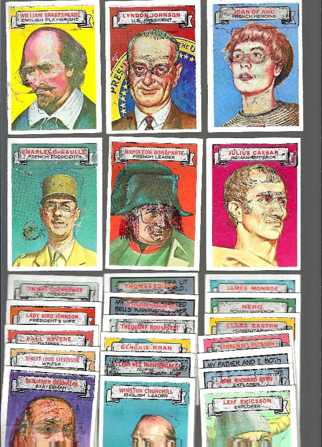 1967 Topps WHO AM I?  - Lot of (24) n cards value