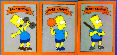 Bart Simpson - Complete Set of (10) 1992 'Bart Knows' cards