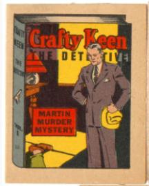 1930's Crafty Keen The Detective - Mini 8 page booklet (Vol. 1) n cards value