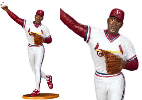 Cardinals' Ozzie Smith The Dive plus 2 Hartland Statues