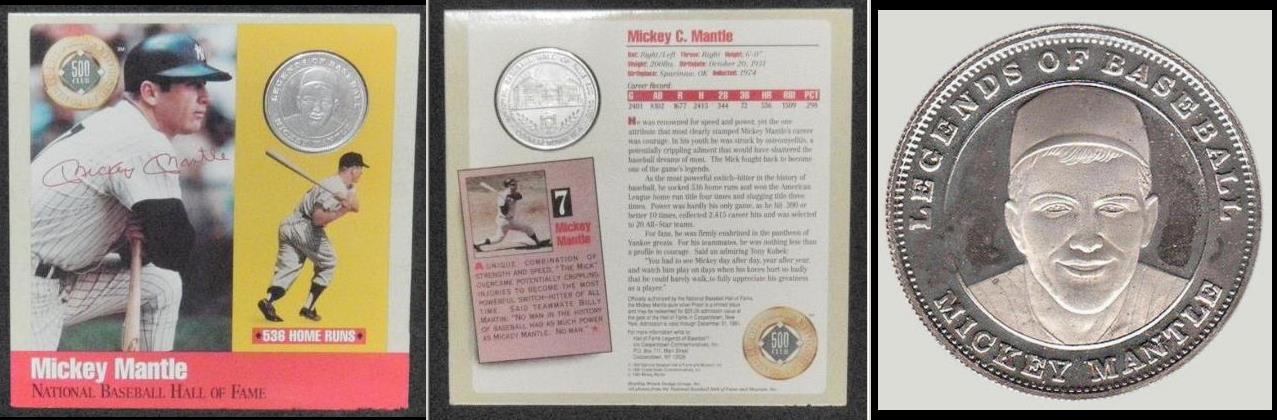 Harmon Killebrew - 1990 500 Home Run Club PURE SILVER Coin/Card