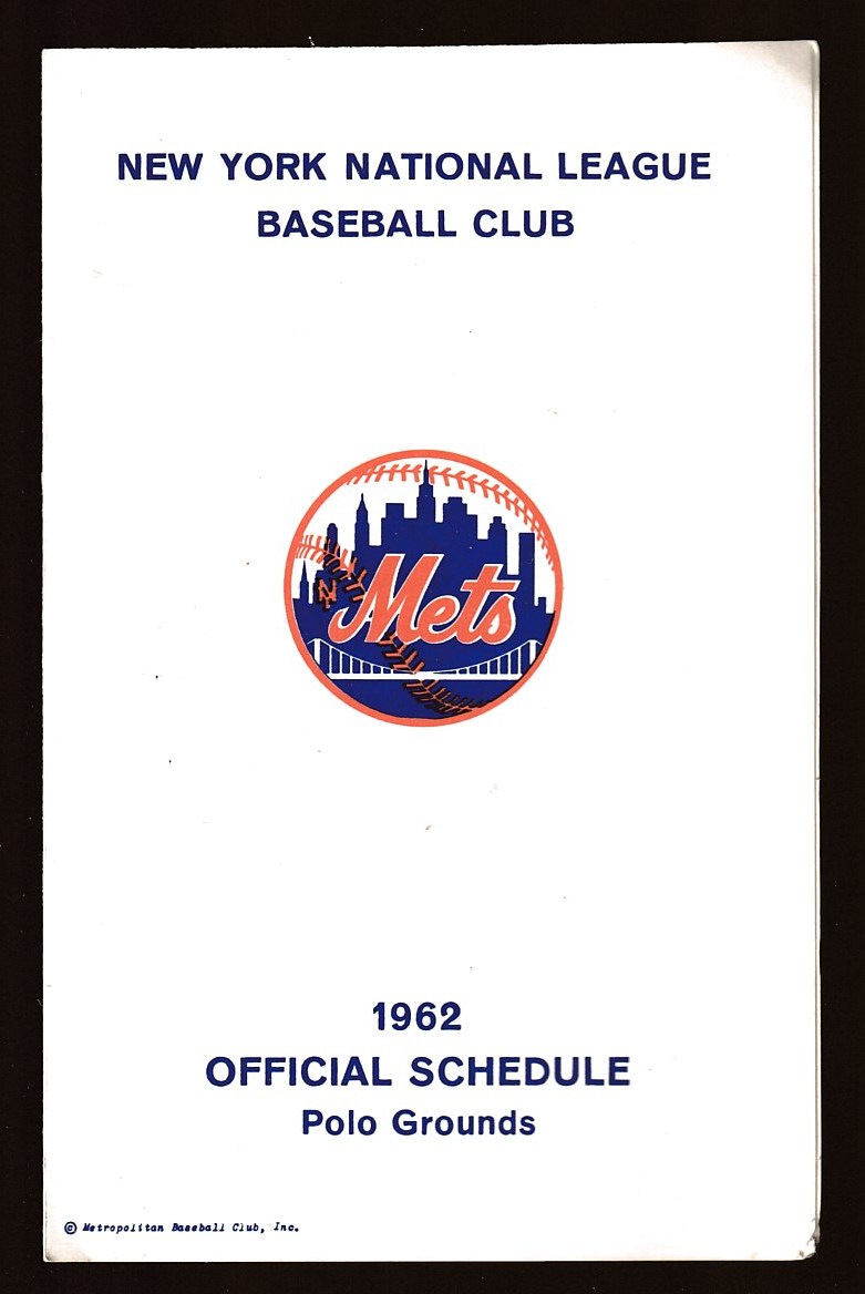 MLB 1962 New York Mets Team Picture Polo Grounds Inaugural Season