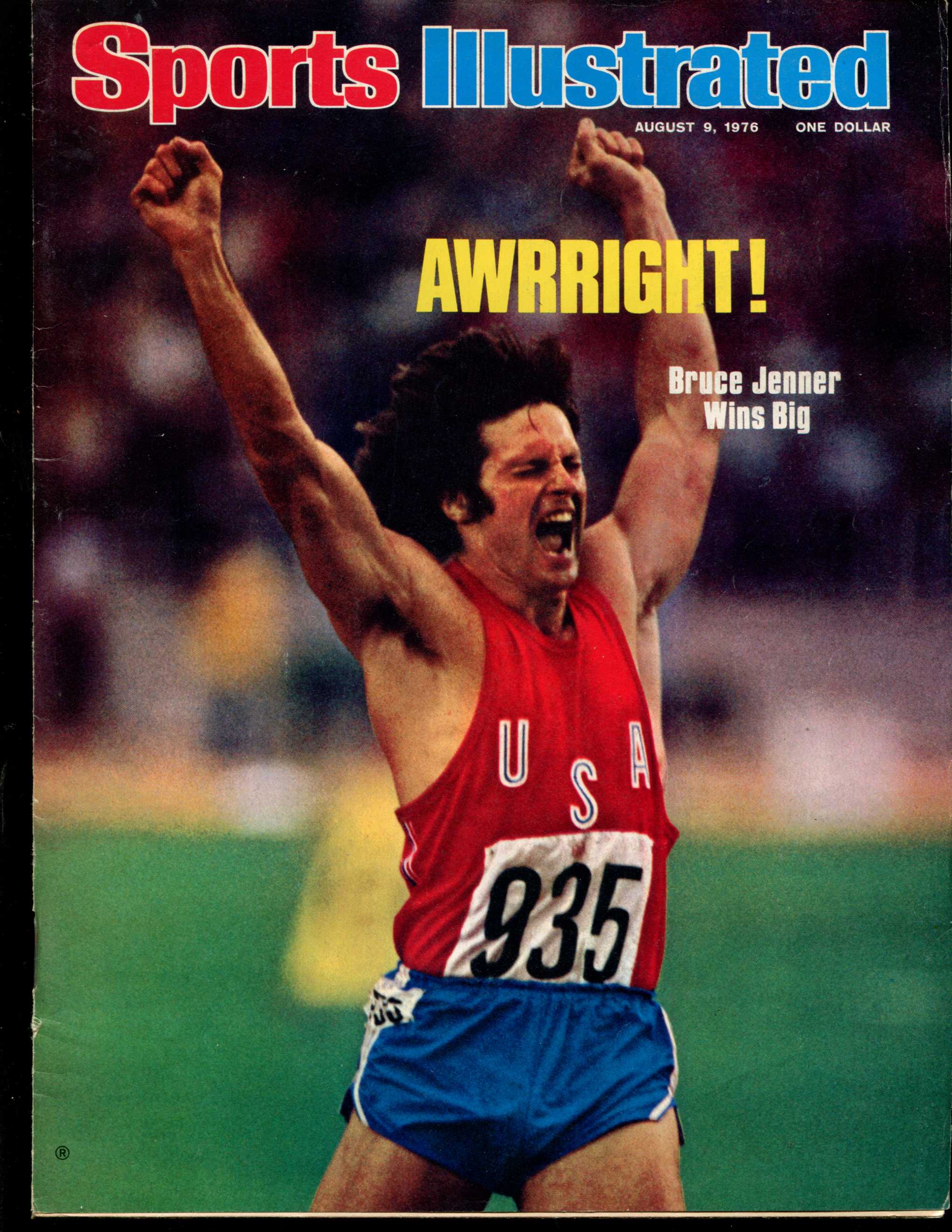 Sports Illustrated (1976/08/09) - Bruce Jenner cover [Track/Olympics] Baseball cards value