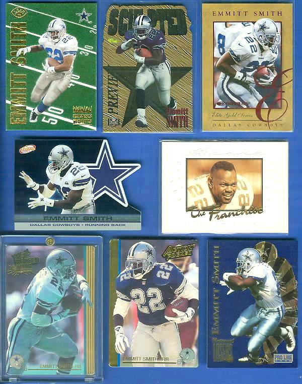 1998 UPPER DECK SPX FINITE EMMITT SMITH #24 SPECTRUM 612 OF 1900 SGC 9 MT  6672411 - AA Mint Cards