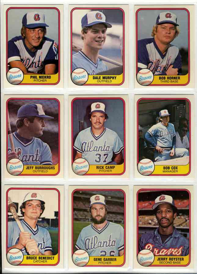 435 Preston Hanna - Atlanta Braves - 1982 Fleer Baseball