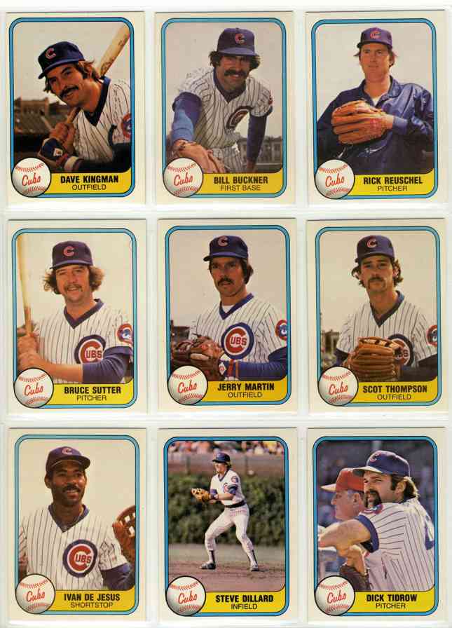  Baseball MLB 1981 Topps #625 Bill Buckner Cubs : Collectibles &  Fine Art