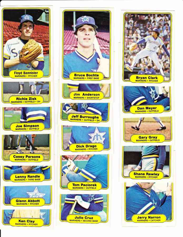 Lot of (9) 1981 Topps Baseball Cards With #493 Dan Quisenberry, #400 Reggie  Jackson, #110 Carl Yastrzemski, #540 Mike Schmidt, #420 Keith Hernandez