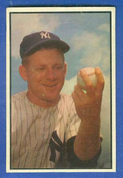 1953 Whitey ford baseball card #7