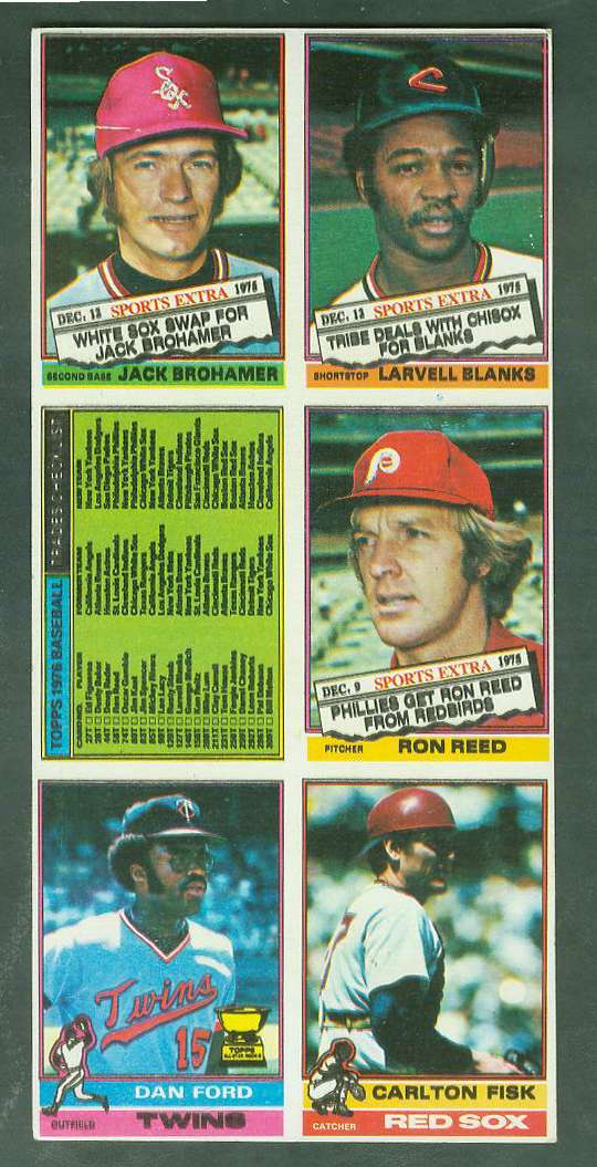  1976 Topps # 205 Leading Firemen Goose Gossage/Al Hrabosky  Cardinals/White Sox (Baseball Card) EX/MT Cardinals/White Sox :  Collectibles & Fine Art